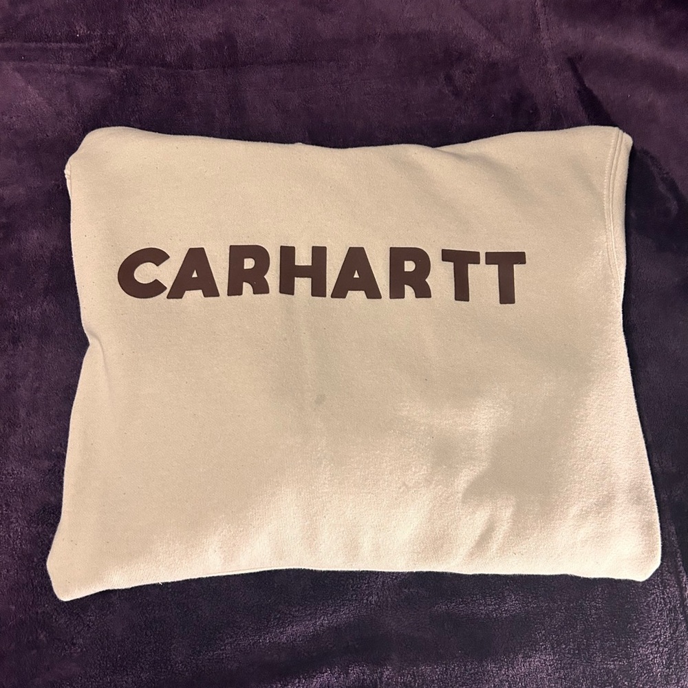 Carhartt Off-White Loose Fit Sweatshirt